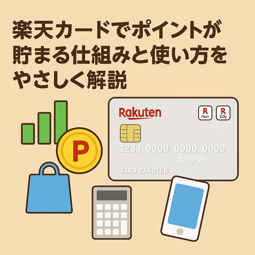 楽天カードでポイントが貯まる仕組みと使い方をやさしく解説｜初心者でもすぐわかる！
